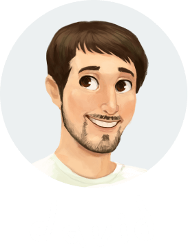 picture of founder, david, and his signature